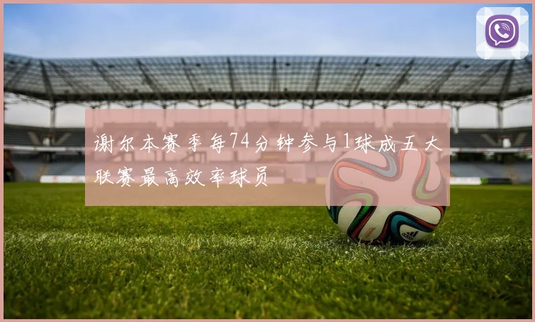 谢尔本赛季每74分钟参与1球成五大联赛最高效率球员